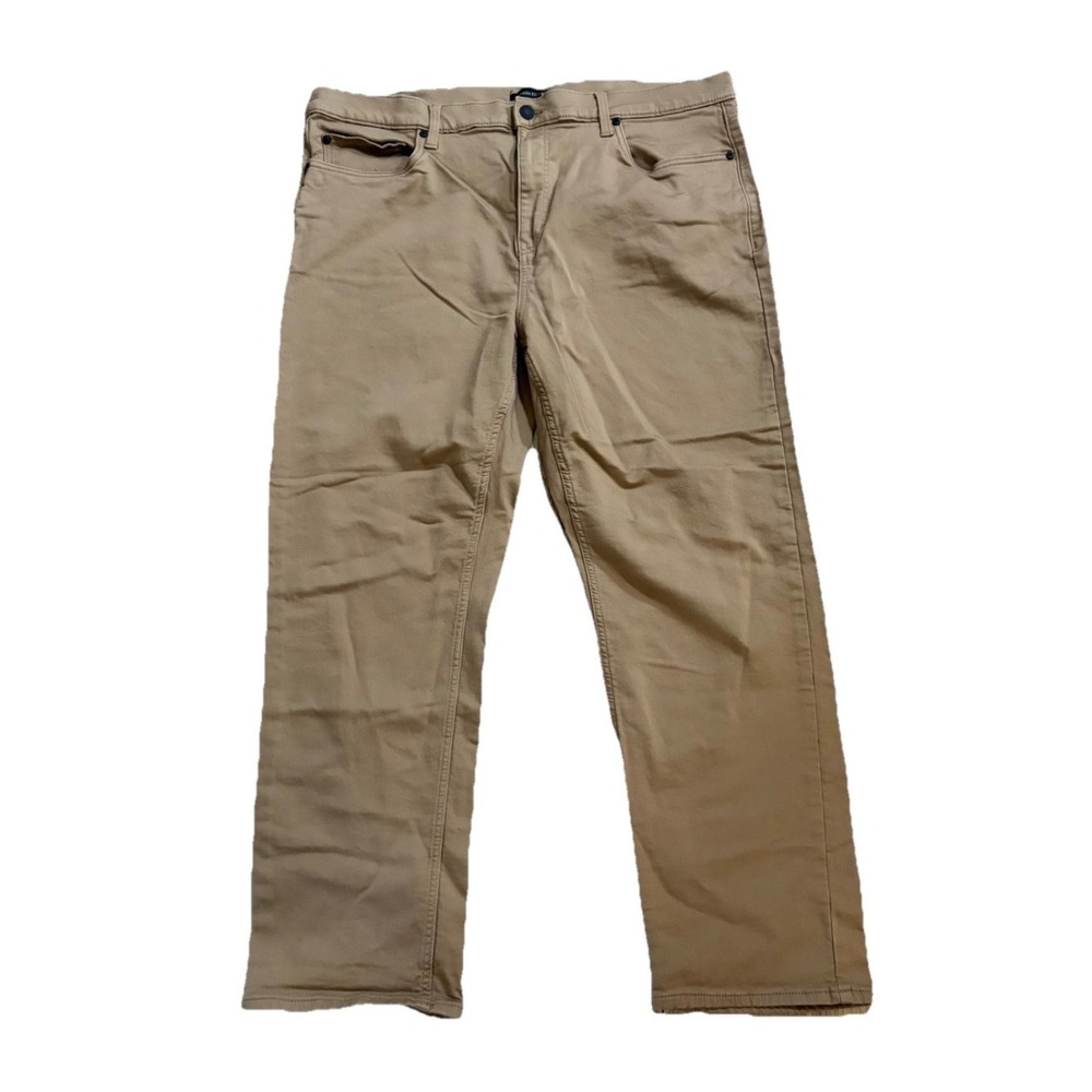 Banana Republic Khaki Chino‎ Pants Men 40x30 (39x27) Slim Cotton Stretch Whisky